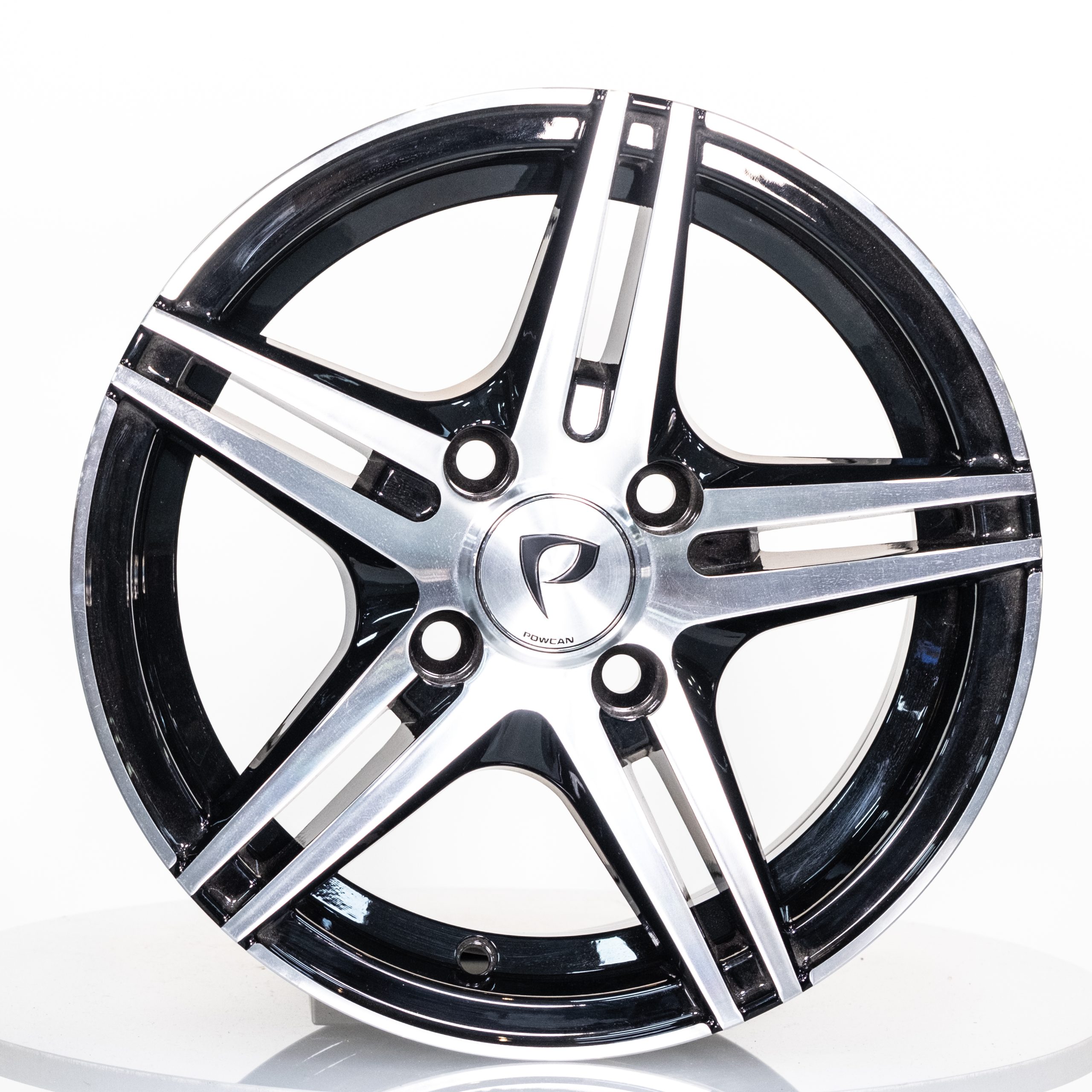 13X5.5 4X100 ET30 73.1 BLACK MACHINED