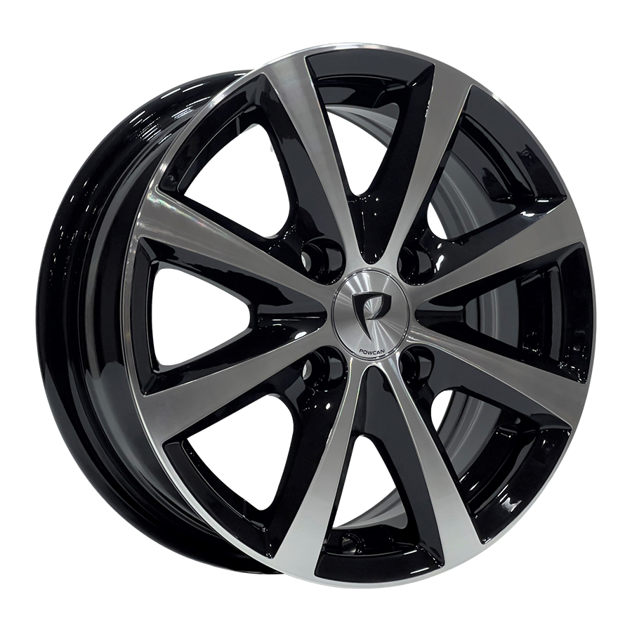 13X5 4X100 ET30 73.1 BLACK MACHINED