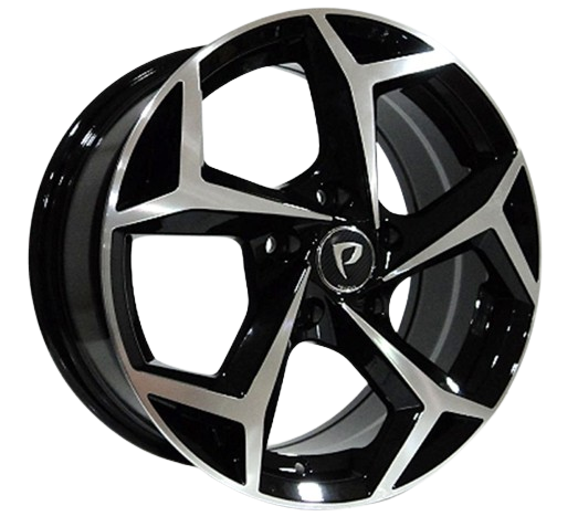 16X6.5 5X100 ET35 57.1 BLACK MACHINED