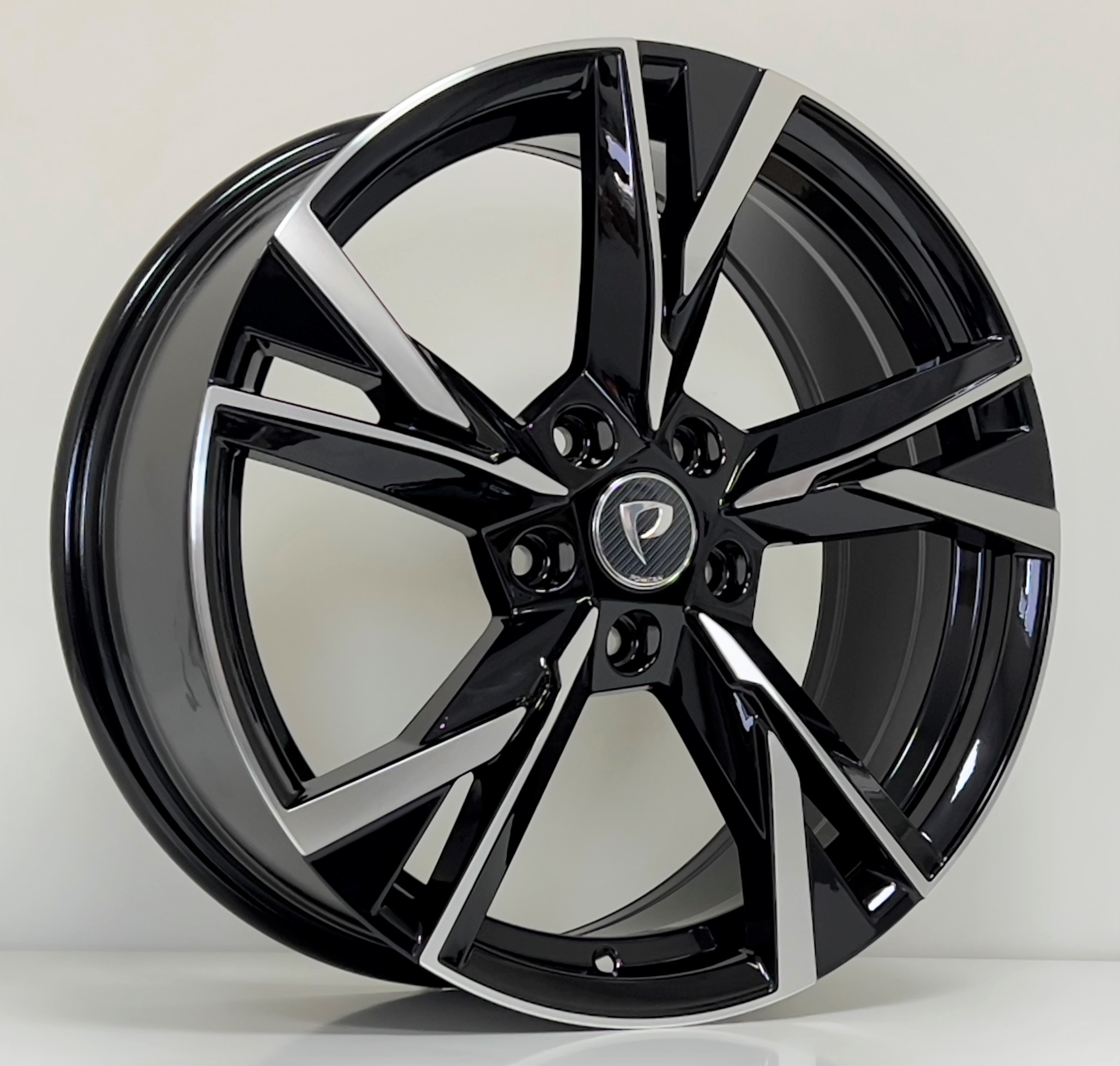 16X6.5 5X112 ET46 57.1 BLACK MACHINED