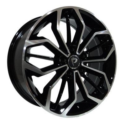 17X7.5 5X108 ET50 63.4 BLACK MACHINED