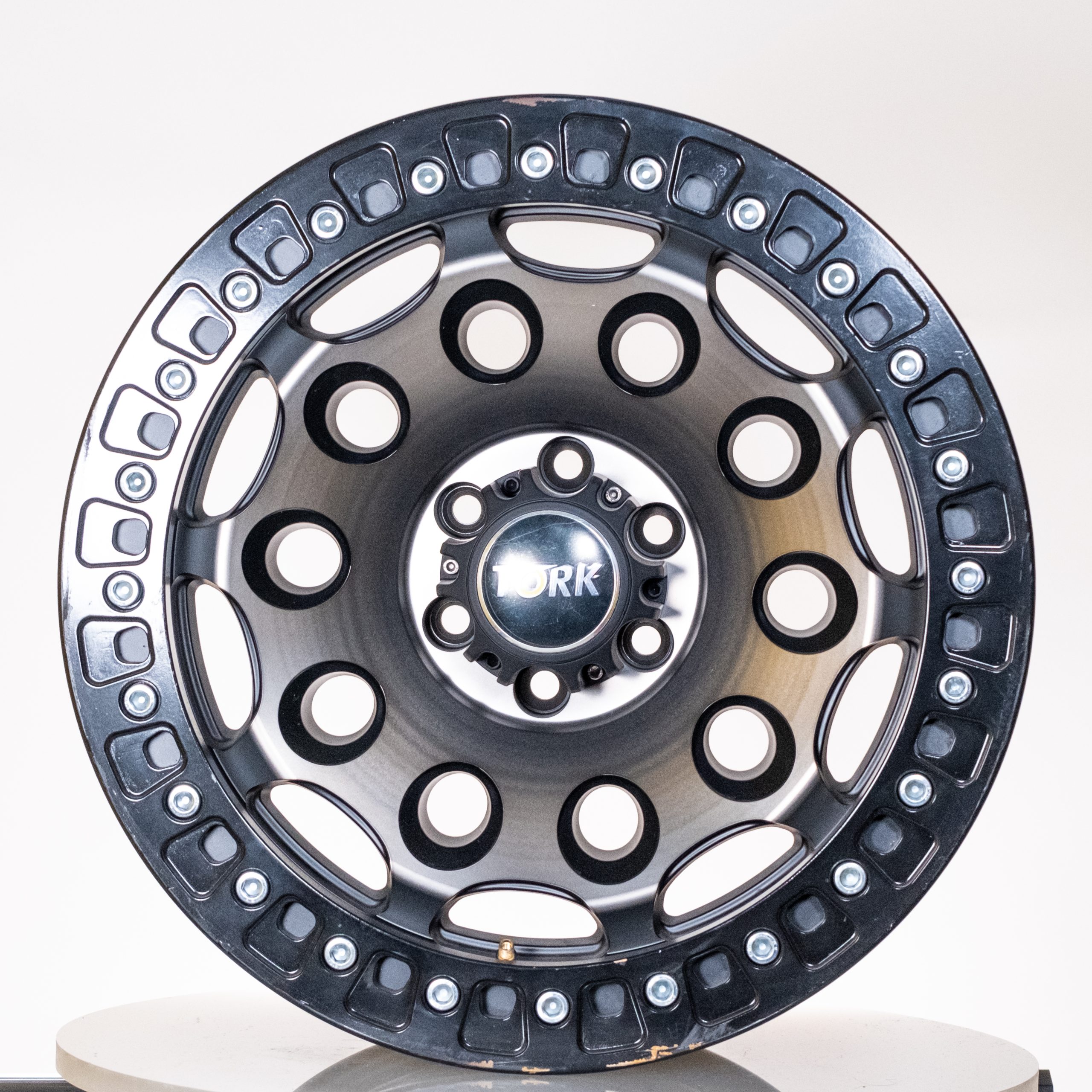 17X9 6X114.3 ET-15 66.1 MATT BLACK GOLD