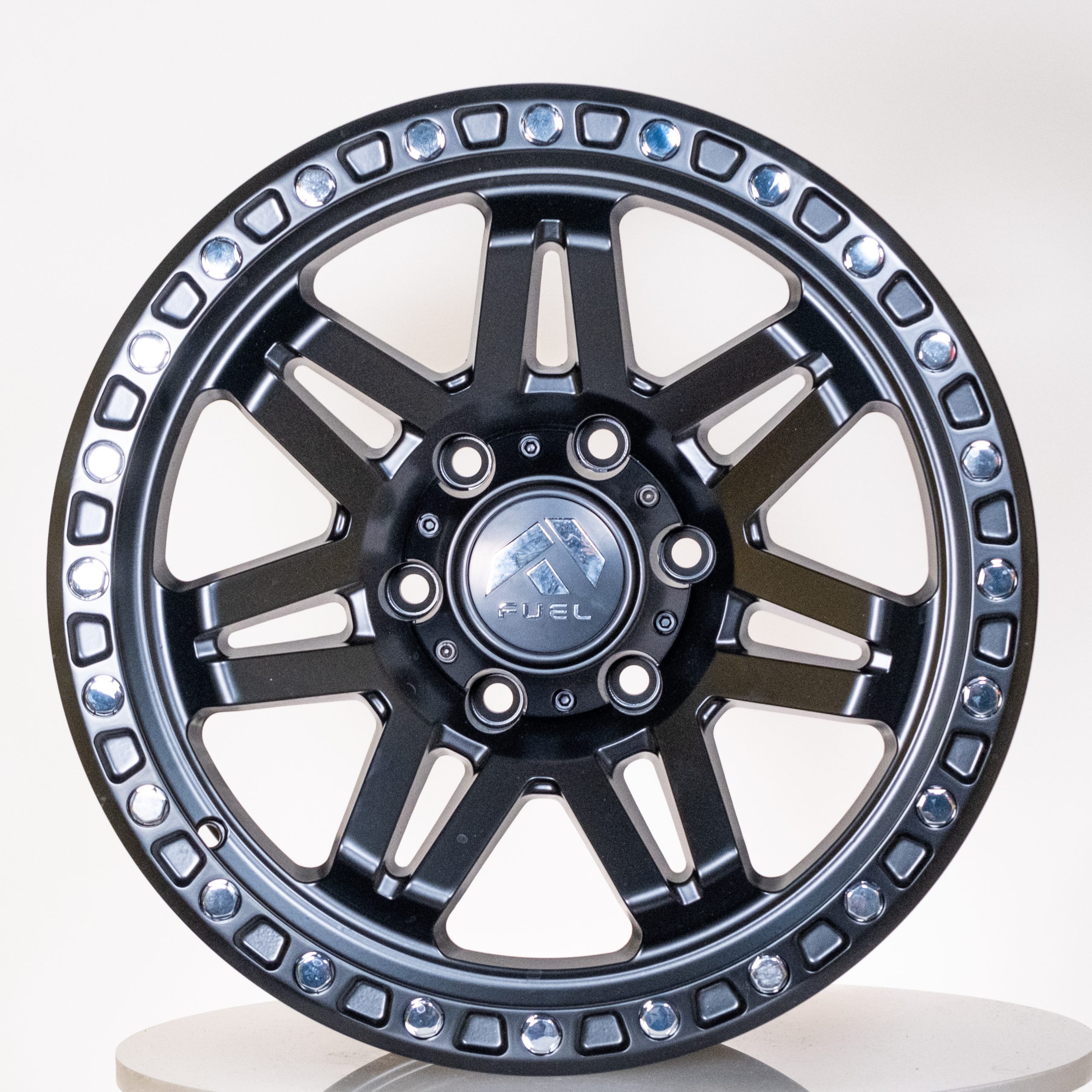 17X9 6X139.7 ET-12 110 MATT BLACK