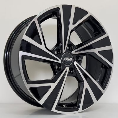 17X7.5 5X112 ET35 57.1 BLACK MACHINED