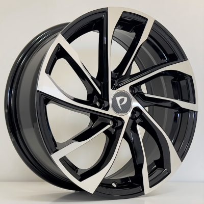 17X7 5X98 ET41 58.1 BLACK MACHINED