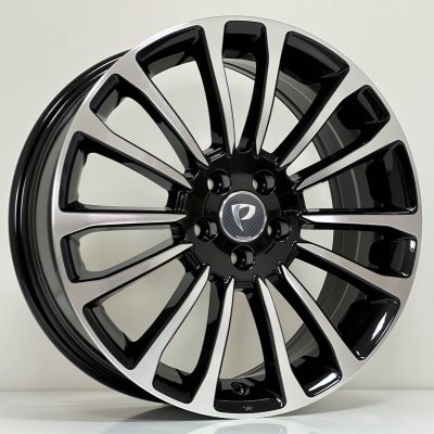 17X7 5X98 ET40 58.1 BLACK MACHINED