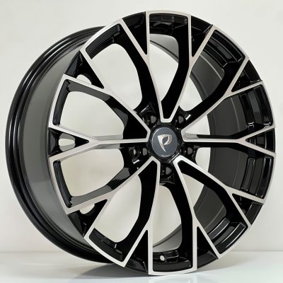 17X7.5 5X100 ET35 57.1 BLACK MACHINED