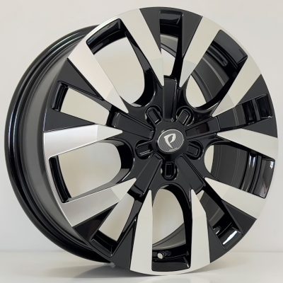 17X7 5X108 ET45 65.1 BLACK MACHINED