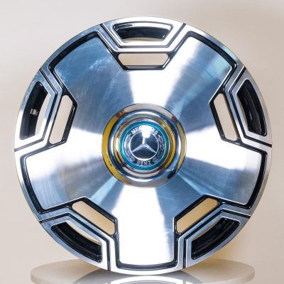 20X8.5-9.5 5X112 ET36-43 66.6 BLACK MACHINED