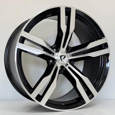 20X8.5-10 5X112 ET30-37 66.6 BLACK MACHINED