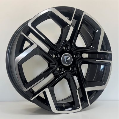 20X8.5 5X112 ET40 57.1 BLACK MACHINED