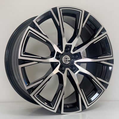 20X8.5-9.5 5X112 ET30-38 66.6 MATT BLACK