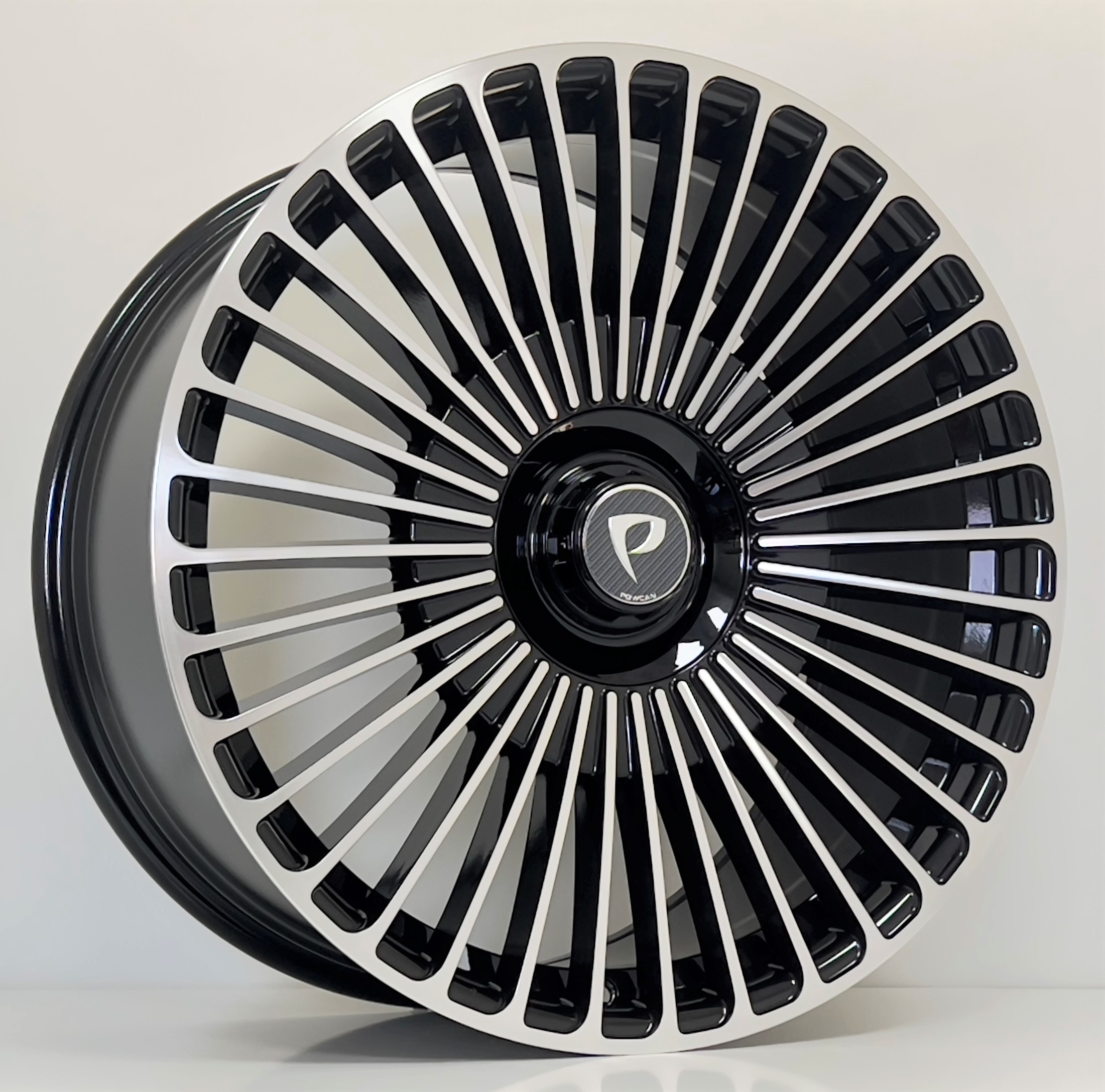 20X8.5-9.5 5X112 ET38-45 66.56 BLACK MACHINED