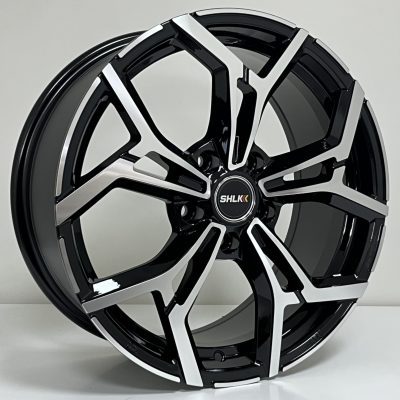 17X7.5 5X114.3 ET45 67.1 BLACK MACHINED