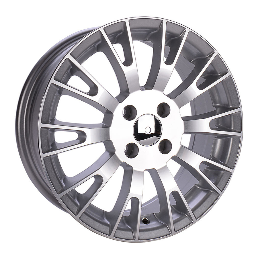 15X6 4X98 ET35 58.1 SILVER MACHINED