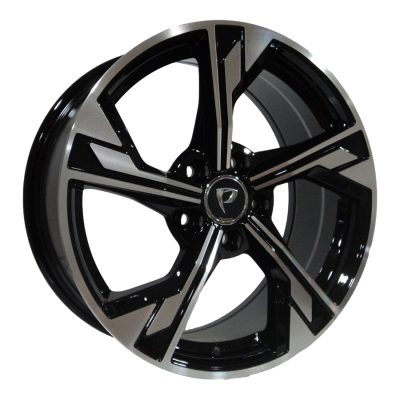 17X7.5 5X112 ET40 66.45 BLACK MACHINED